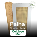 Palha indiana Quadriculada celulose mel tela