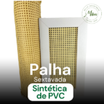 palhinha indiana sintética de PVC tela