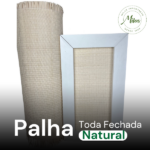 Tela palha indiana toda fechada natural