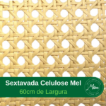 Palha Sextavada Celulose Mel 60cm