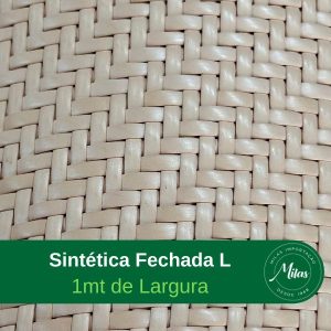 Palha Indiana Sintética Fechada L - 1Metro de Largura