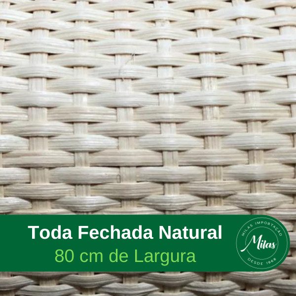 Palha Indiana Toda Fechada Natural 80