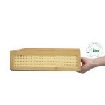 Caixa Organizadora Palha Indiana Sextavada 32cm