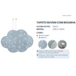 Tapete Nuvem Azul 100% algodão –  120X160 - Imagem 2