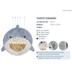 Tapete Tubarão 100% algodão –  120X120 - Imagem 2